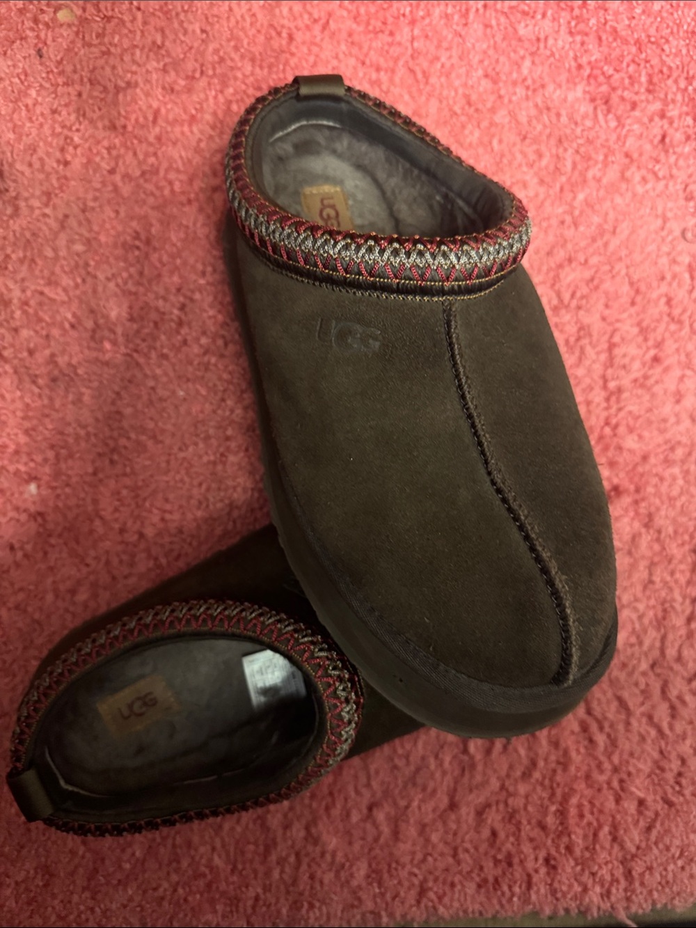 UGG Women’s Brown Suede Slip-Ons